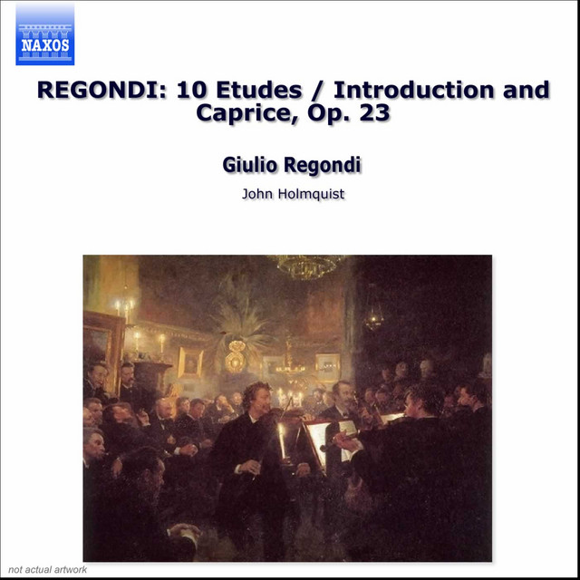 Regondi: 10 Etudes / Introduction and Caprice, Op. 23 cover