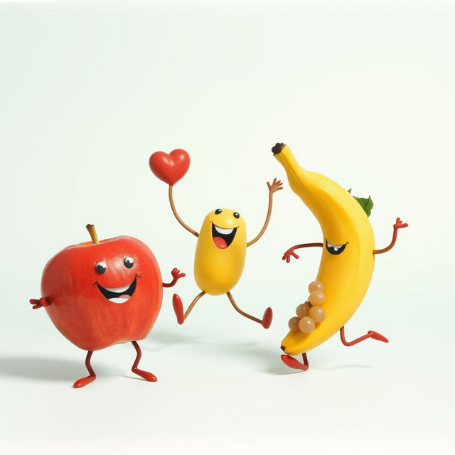 Oranges, Grapes, And Strawberries