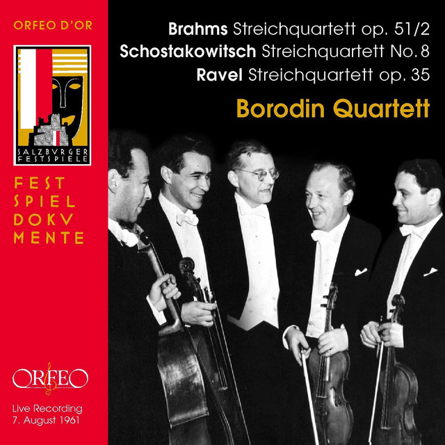 Brahms, Shostakovich & Ravel: String Quartets (Live) cover art