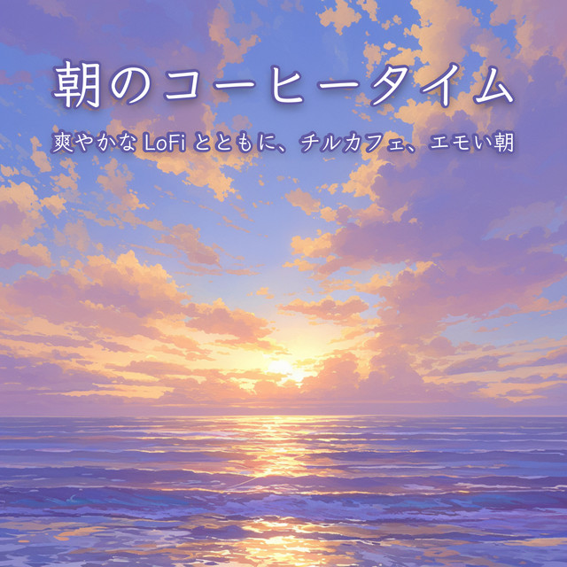 Morning Coffee Time: Chill Cafe, Emo Morning with refreshing LoFi cover art