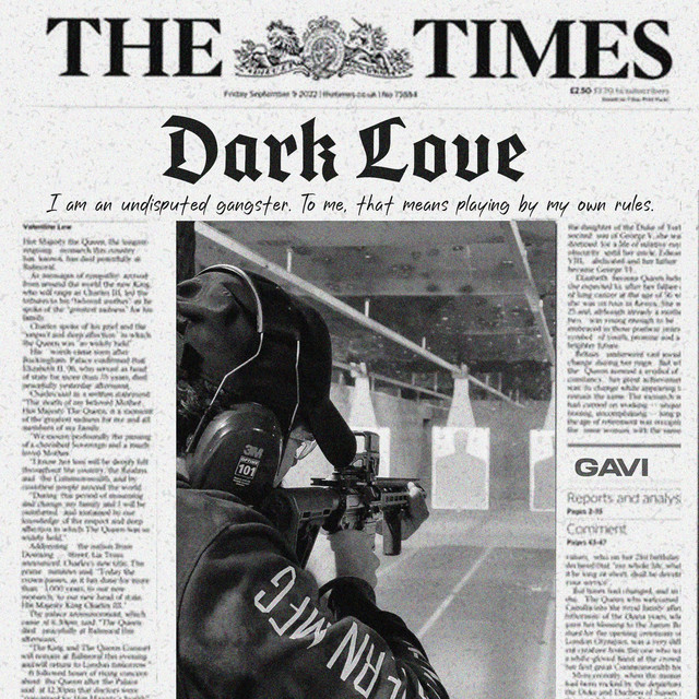 Cover of Dark Love by GAVI