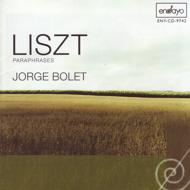 Liszt: Paraphrases cover