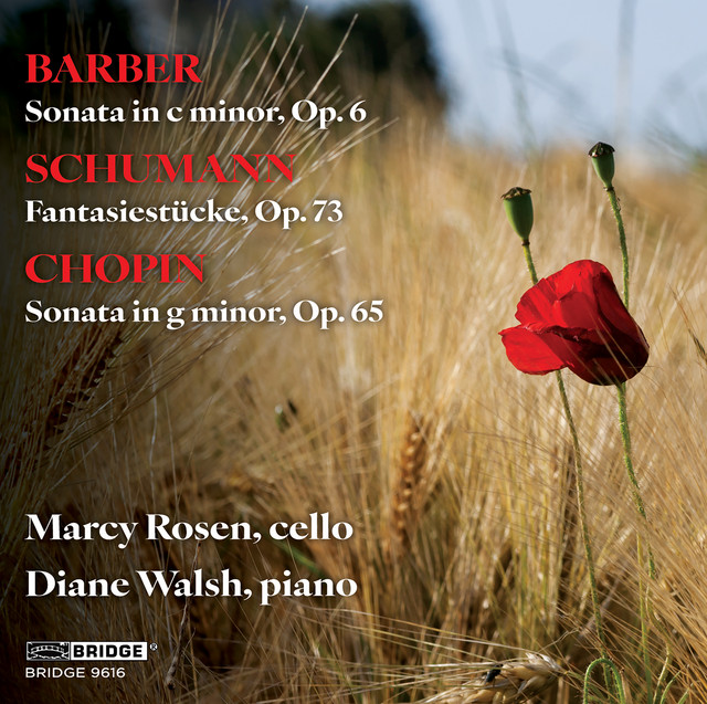 Barber, Schumann & Chopin: Works for Cello & Piano cover