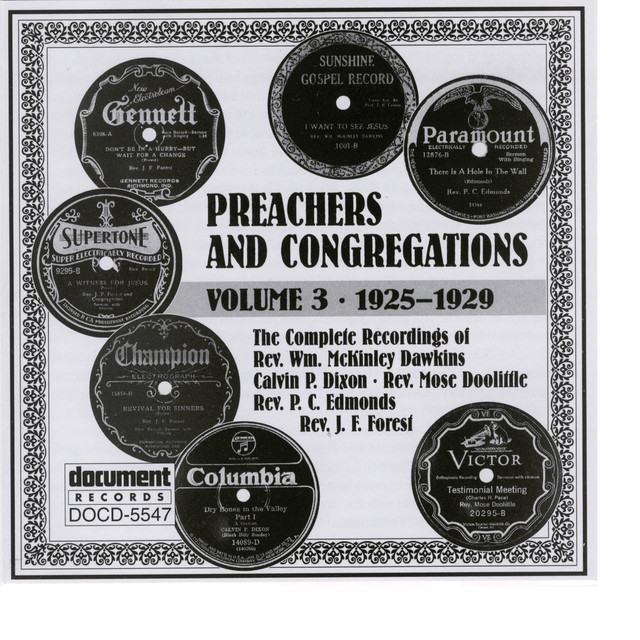 Preachers And Congregations Vol. 3 (1925-1929)