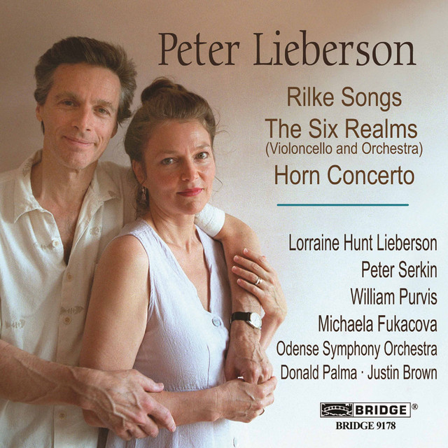 Lieberson: Rilke Songs, The 6 Realms & Horn Concerto cover