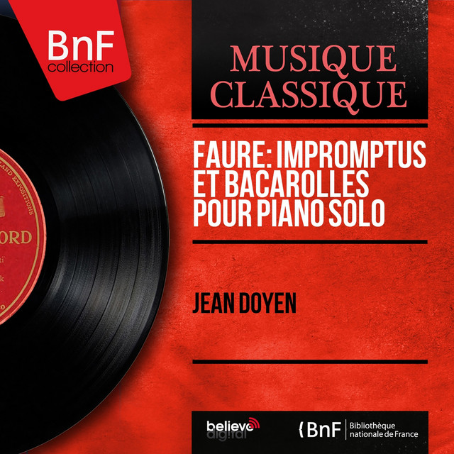 Fauré: Impromptus et bacarolles pour piano solo (Mono Version) cover art