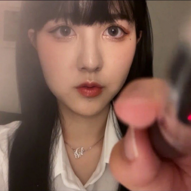 ASMR No talking realistic makeup RP (Applying even the eyeballs...?!) cover art
