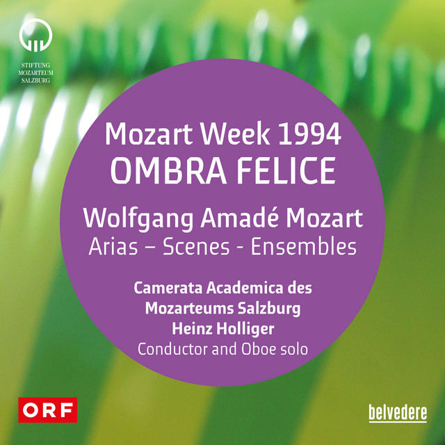 Mozart Week 1994: Ombra felice (Live at the Great Hall, International Mozarteum Foundation, Salzburg, 1/25/1994)