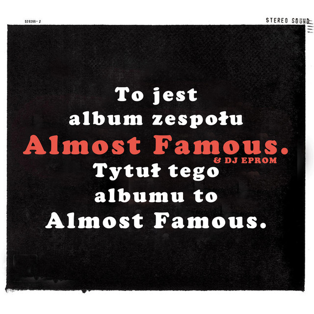 Almost Famous cover art