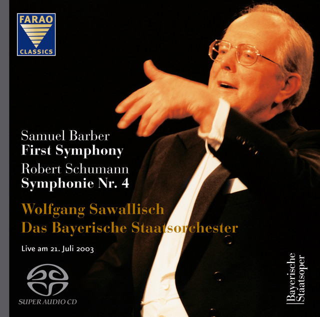 Barber: First Symphony & Schumann: Symphonie Nr. 4 (Live recording)