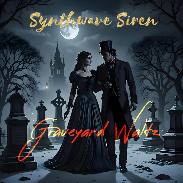 Album cover for Graveyard Waltz by Synthwave Siren