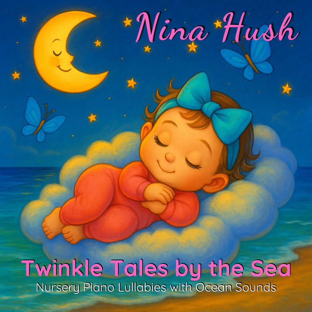 Twinkle Tales by the Sea: Nursery Piano Lullabies with Ocean Sounds