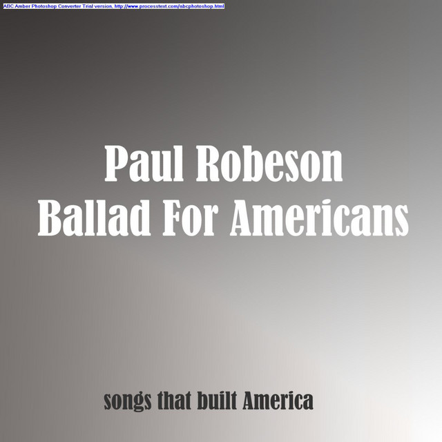 Ballad For Americans cover art