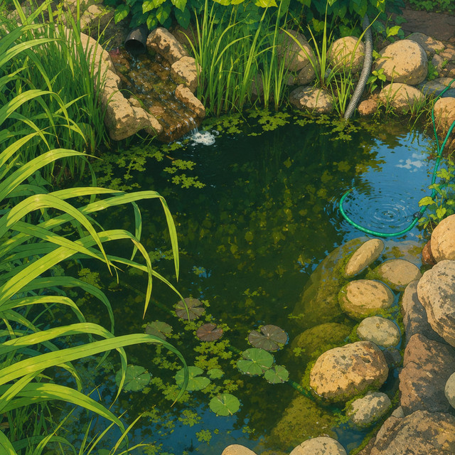 backyard pond