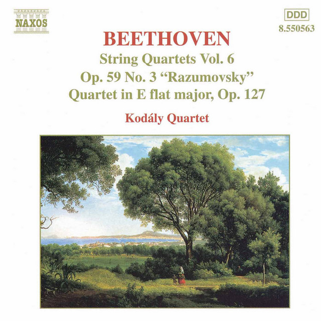 Beethoven: String Quartets, Op. 59, No. 3, 'Rasumovsky' and Op. 127 cover