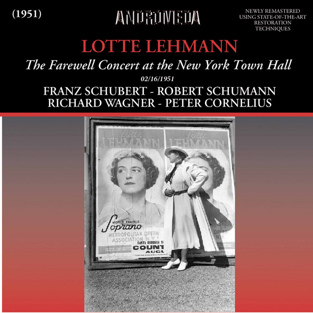 Schubert, Schumann, Wagner & Others: Art Songs (Live) cover art
