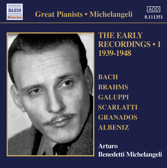 Michelangeli Benedetti Arturo 公演プログラム