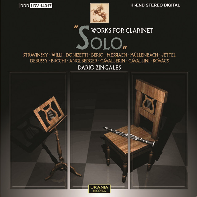 Solo Works for Clarinet cover