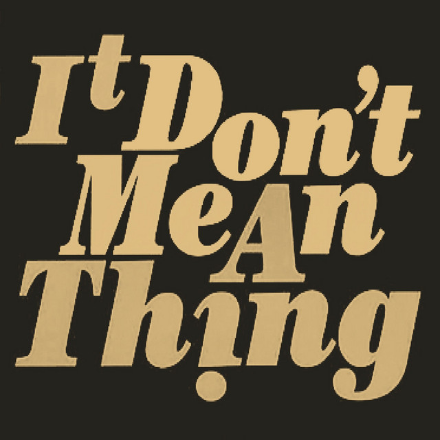 It Don't Mean a Thing cover