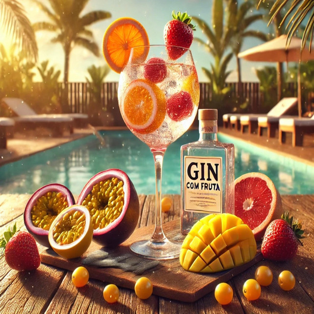 GIN COM FRUTA