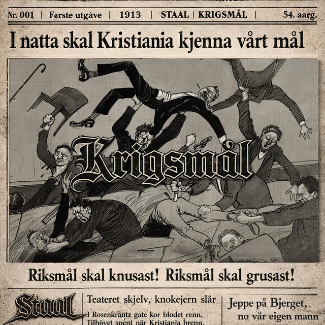 Krigsmål cover art