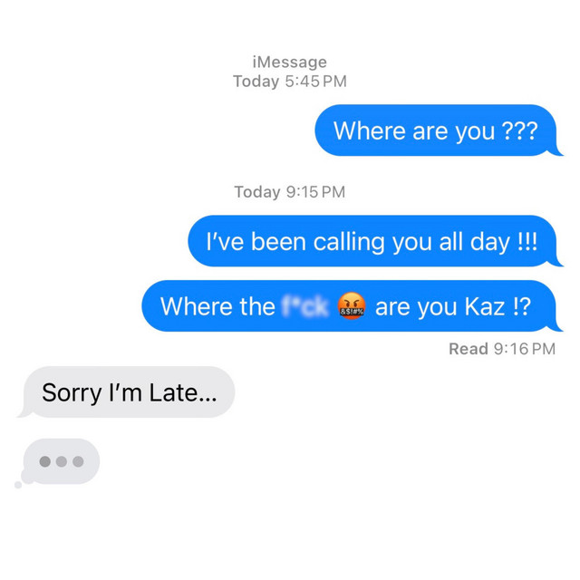 Sorry I'm Late