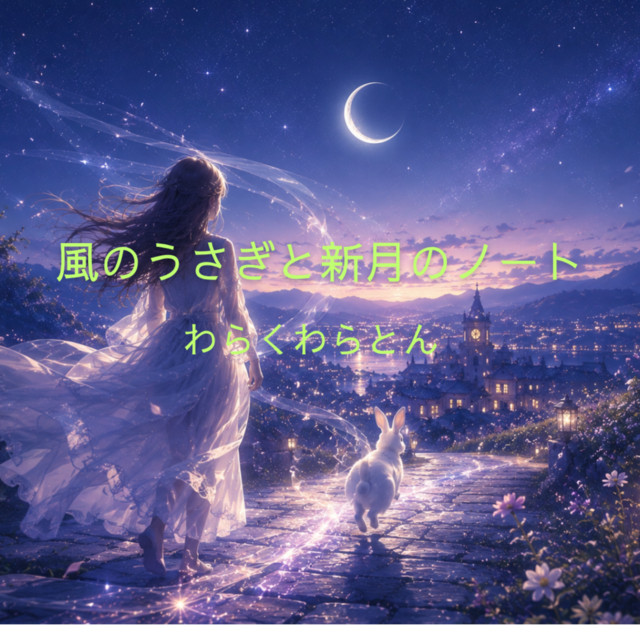The Wind Rabbit and the New Moon Notebook cover