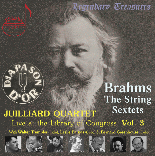 Juilliard Quartet, Vol. 3: Live at Library of Congress – Brahms Sextets — Johannes Brahms