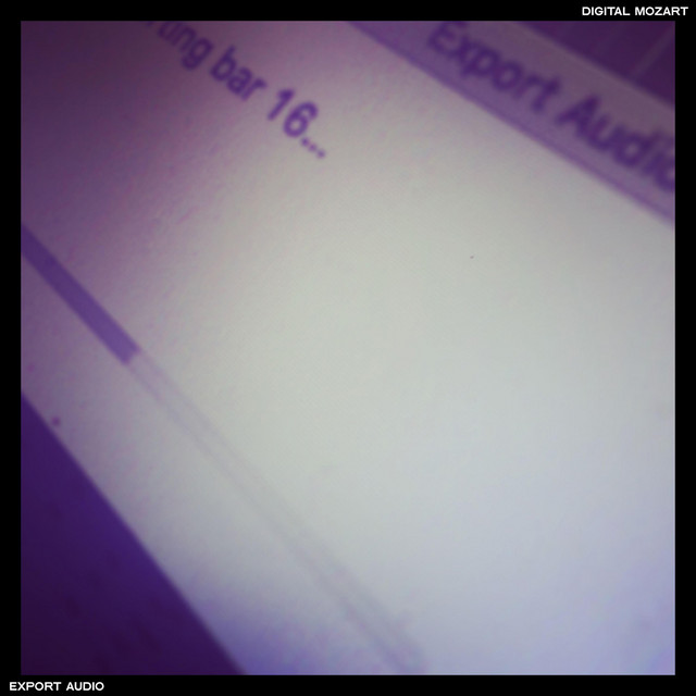 export audio. cover art