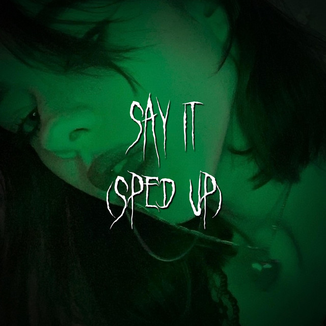 say it (sped up) cover art