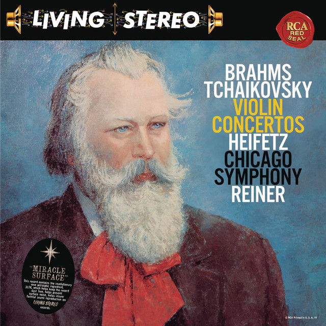 Brahms: Violin Concerto in D Major, Op. 77 - Tchaikovsky: Violin Concerto in D Major, Op. 35 (Heifetz Remastered) cover art