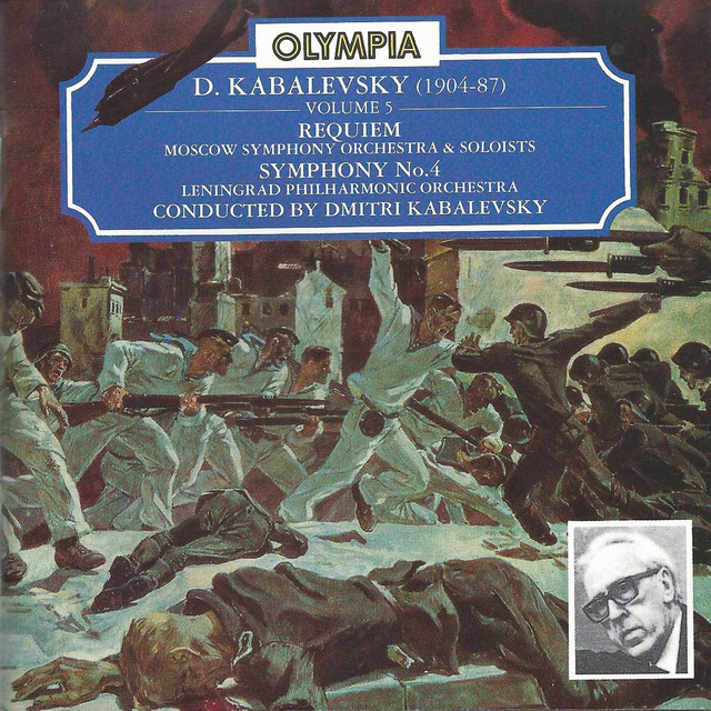 Dmitri Kabalevsky: Requiem & Symphony No.4 cover art
