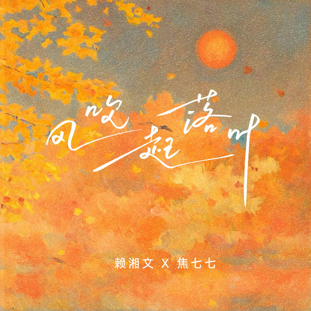 风吹起落叶（风吹起落叶飞满天）