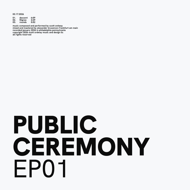 Public Ceremony EP01 cover art