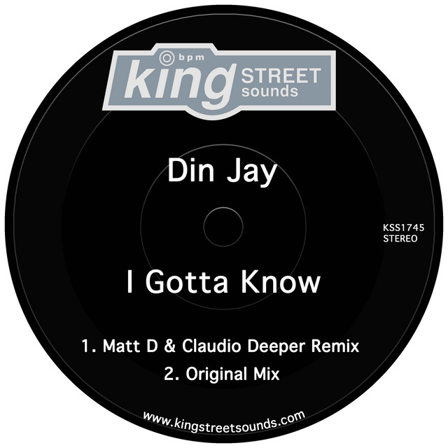 I Gotta Know - Matt D & Claudio Deeper Remix