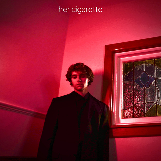 her cigarette