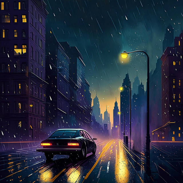 Обкладинка: Rainy Midnight Ride — Taras B.