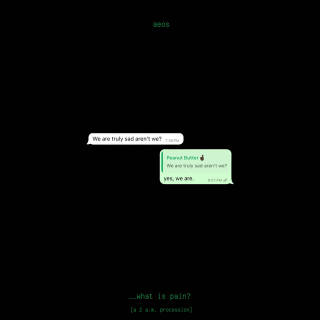 what is pain? (a 2 a.m. procession) cover art