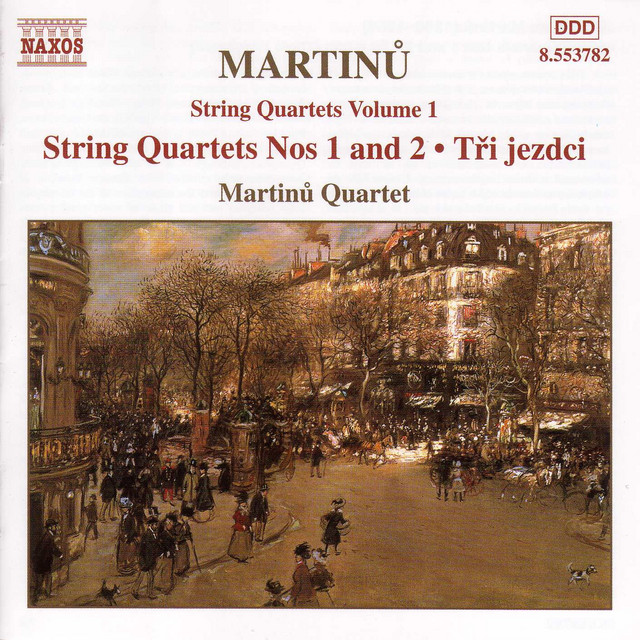 Martinu: String Quartets Nos. 1 and 2 / Three Horsemen cover art
