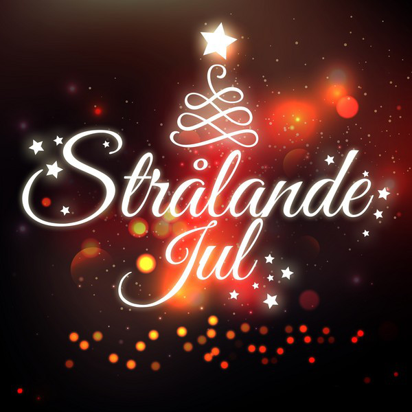 En vit jul med stänk av blått