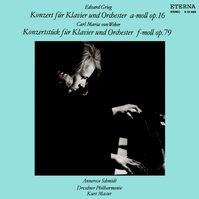 Grieg: Piano Concerto / Weber: Konzertstück cover art