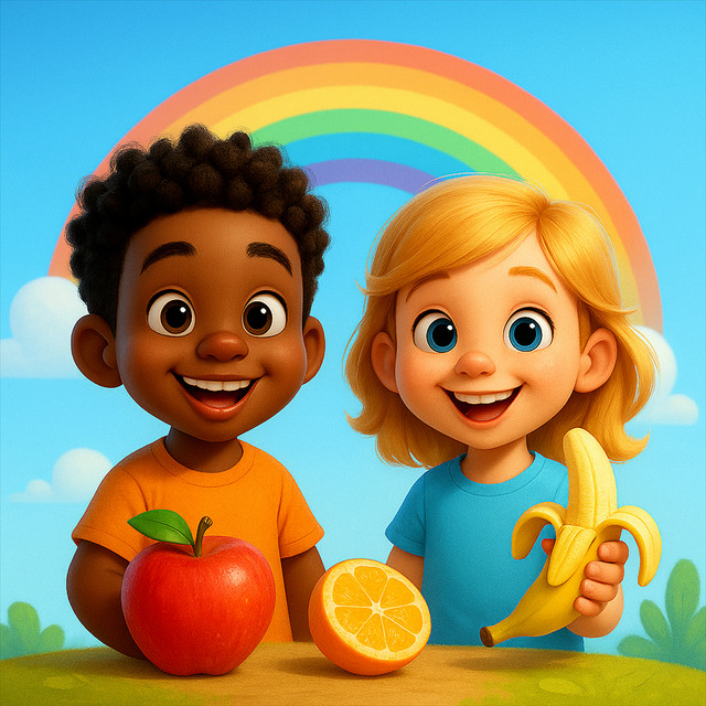 La chanson des fruits – Pomme, banane, orange !