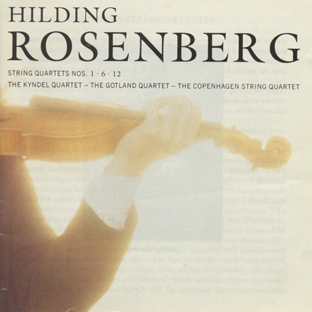 Rosenberg: String Quartets Nos. 1, 6 and 12 cover art