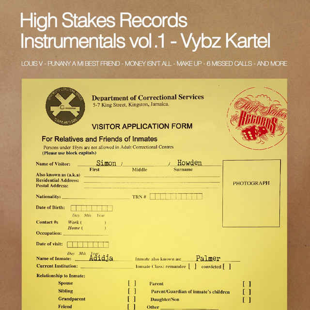 High Stakes Records Instrumentals, Vol. 1 cover art