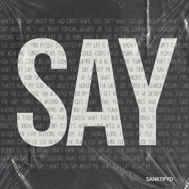 Say - Single by sanktifyd | Spotify
