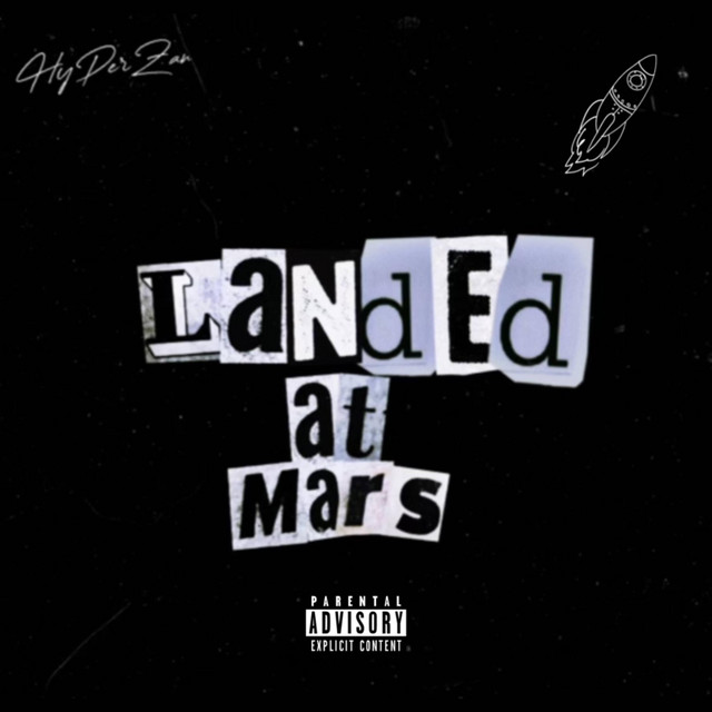 LANDED AT MARS cover art