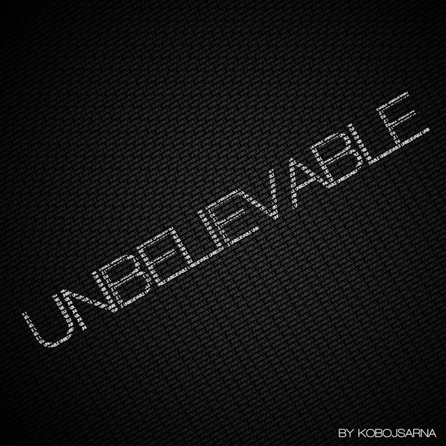 Unbelievable cover