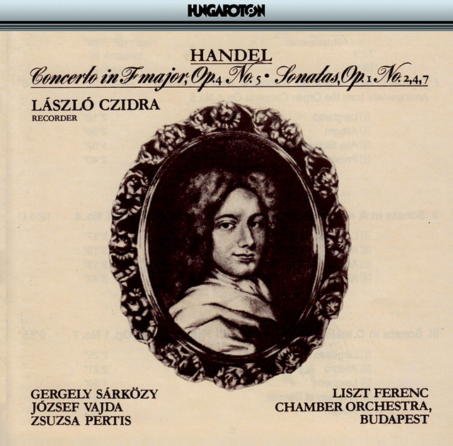Handel: Recorder Sonatas and Concerto cover art