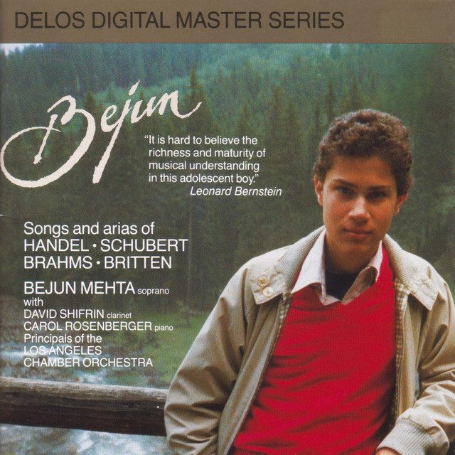 Bejun. Songs and Arias of Handel, Schubert, Brahms & Britten