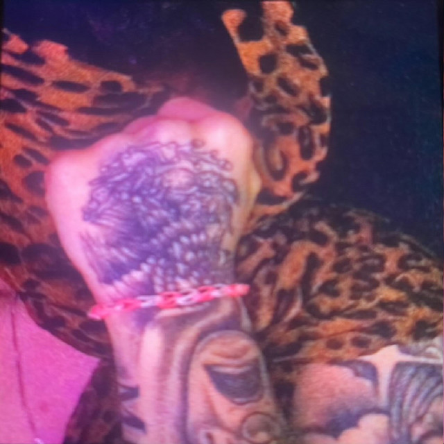 Leopard print scarf